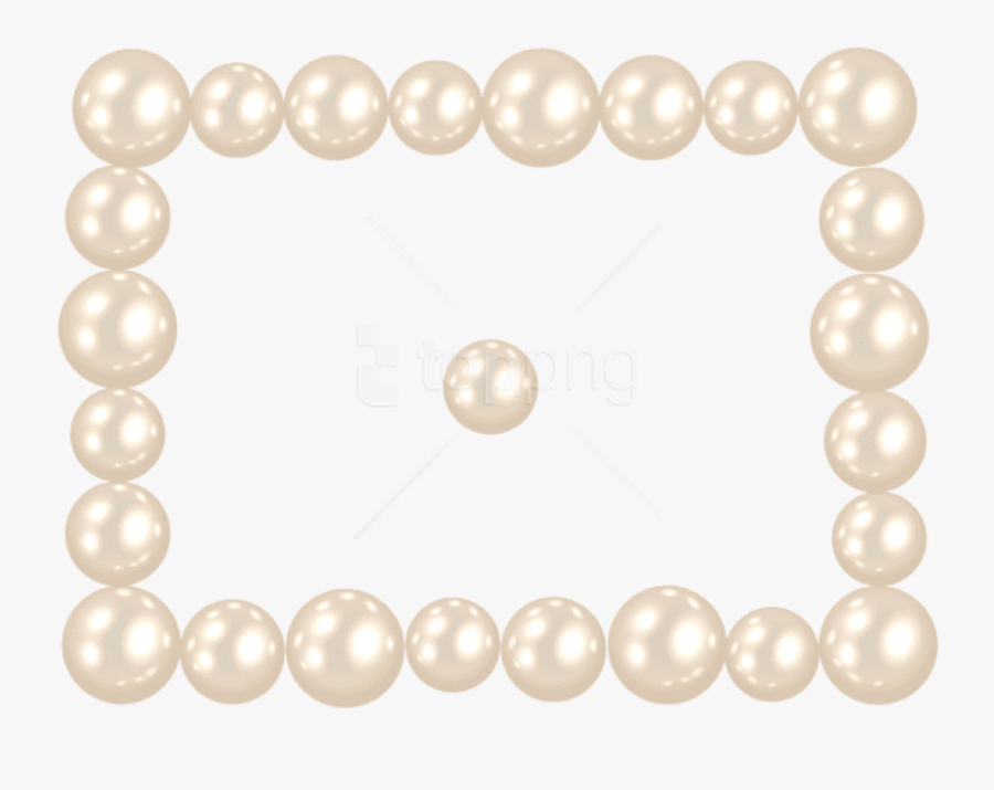 Transparent Pearl Necklace Clipart Png - Baseball Photo Frame Png, Transparent Clipart