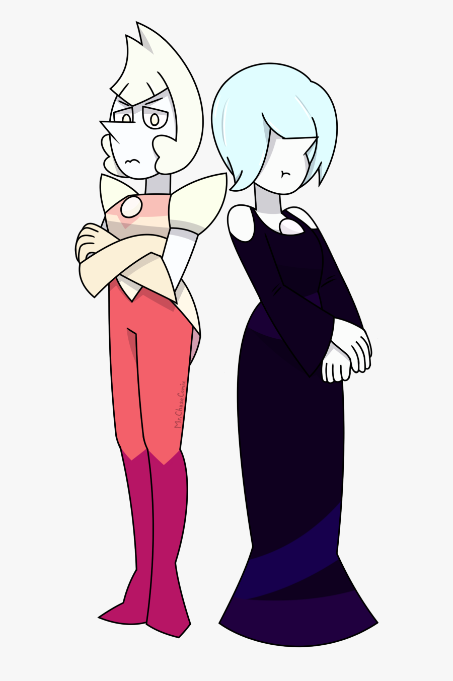 Steven Universe Pearls And Diamonds Clipart , Png Download - Pearl Blue Diamond Steven Universe, Transparent Clipart