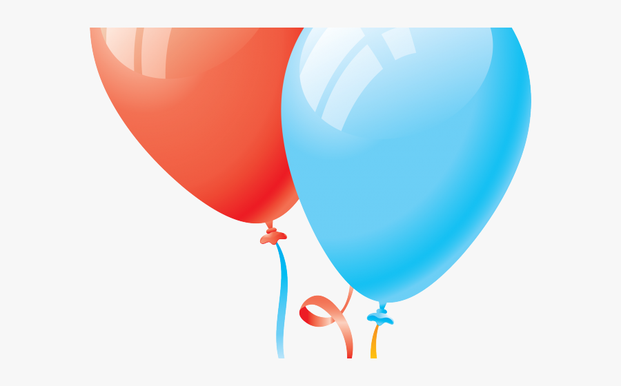 Transparent Baloons Clipart - Transparent Background Balloon Design Birthday Clipart, Transparent Clipart