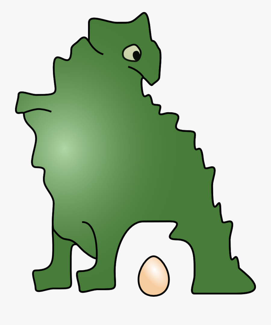 Dinosaur Laid An Egg - Dinosaur, Transparent Clipart