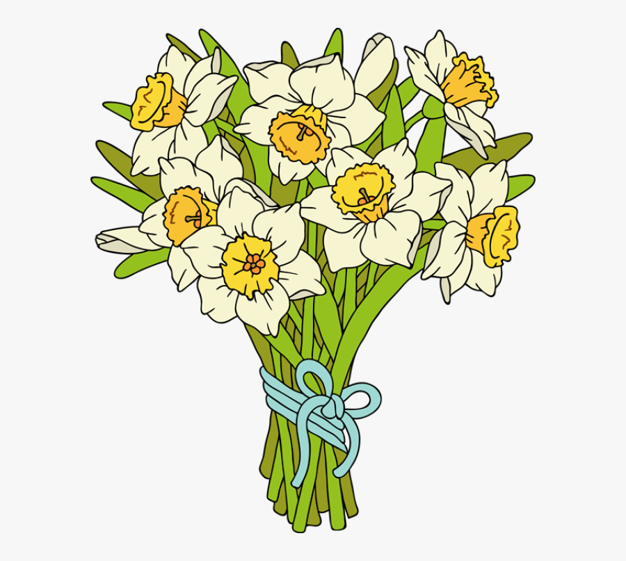 Bunch Of Daffodils Clipart, Transparent Clipart