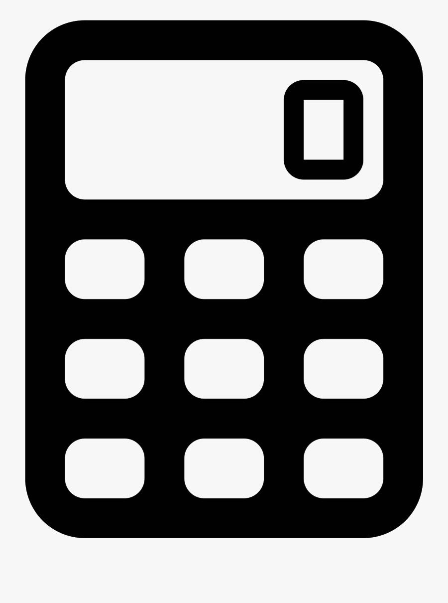 Banner Royalty Free Download Icon Free Download Png - Calculator Icon Black And White, Transparent Clipart