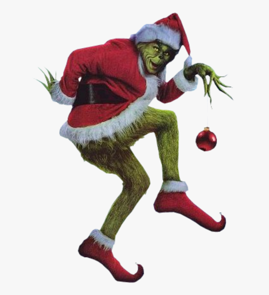 Clip Art Grinch Full Body - Grinch Who Stole Christmas, Transparent Clipart