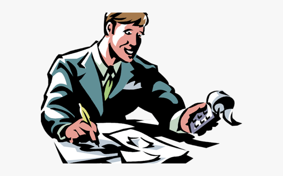 Analyst Clipart Male Accountant - Accountant Png Clipart, Transparent Clipart