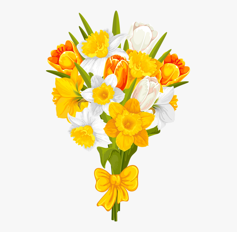 White Flower Clipart Daffodil - Высечки Для Скрапбукинга Распечатать, Transparent Clipart