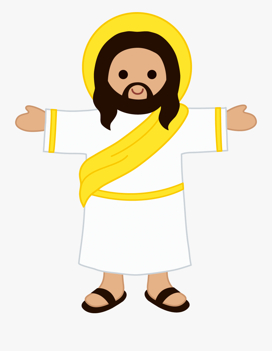 Jesus Cartoon Cliparts - God Clipart, Transparent Clipart