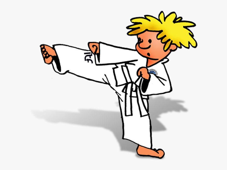 Clipart Boy Taekwondo - Cartoon, Transparent Clipart