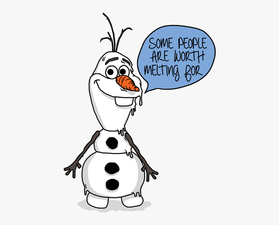 Melting Szukaj W Google - Olaf T Shirt Some People Are Worth Melting For, Transparent Clipart