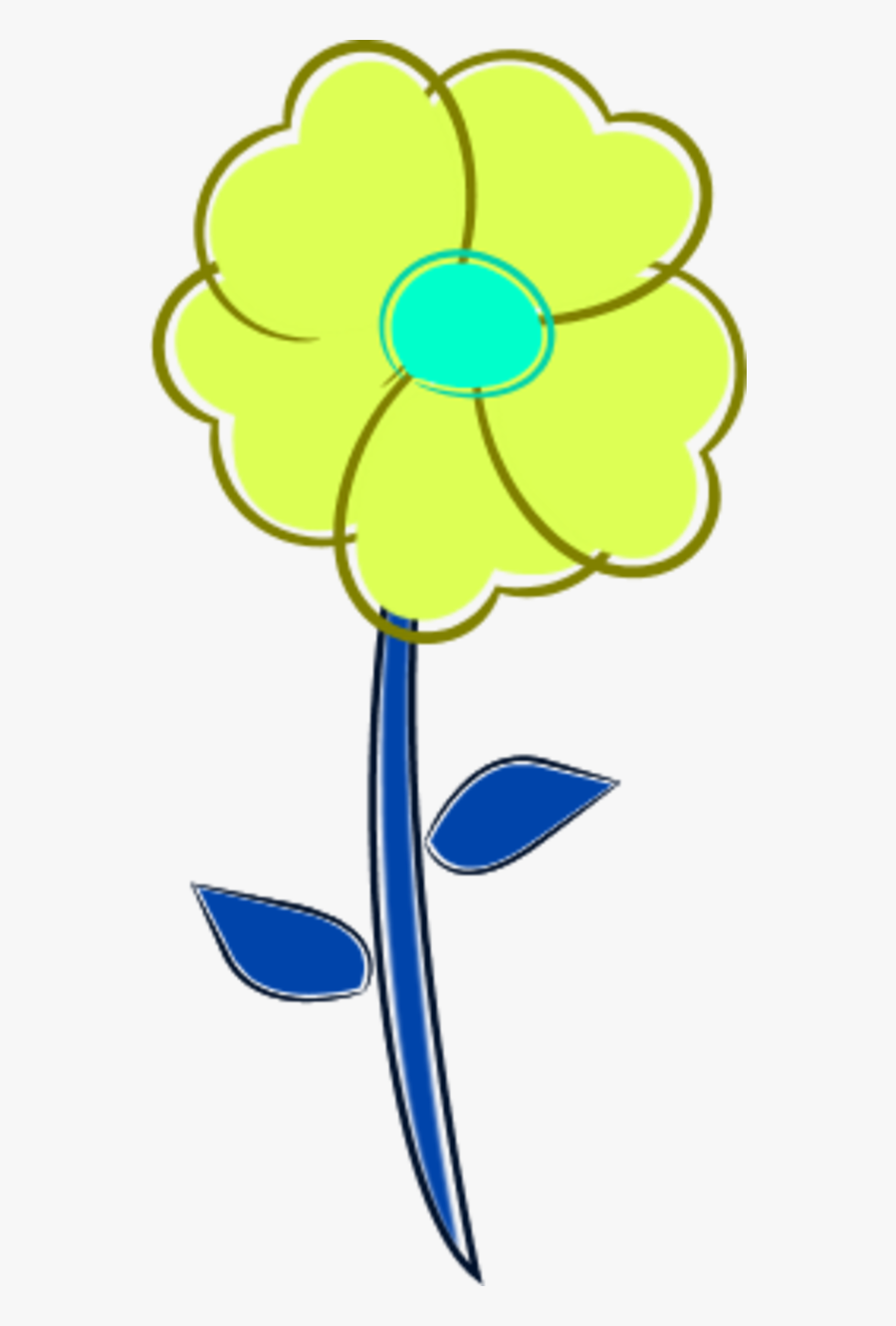 Large Flower - Clip Art Flor, Transparent Clipart