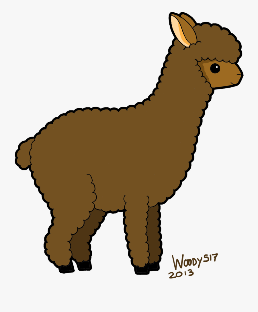 Alpaca Drawing Llama Cartoon Clip Art - Alpaca Transparent Png, Transparent Clipart