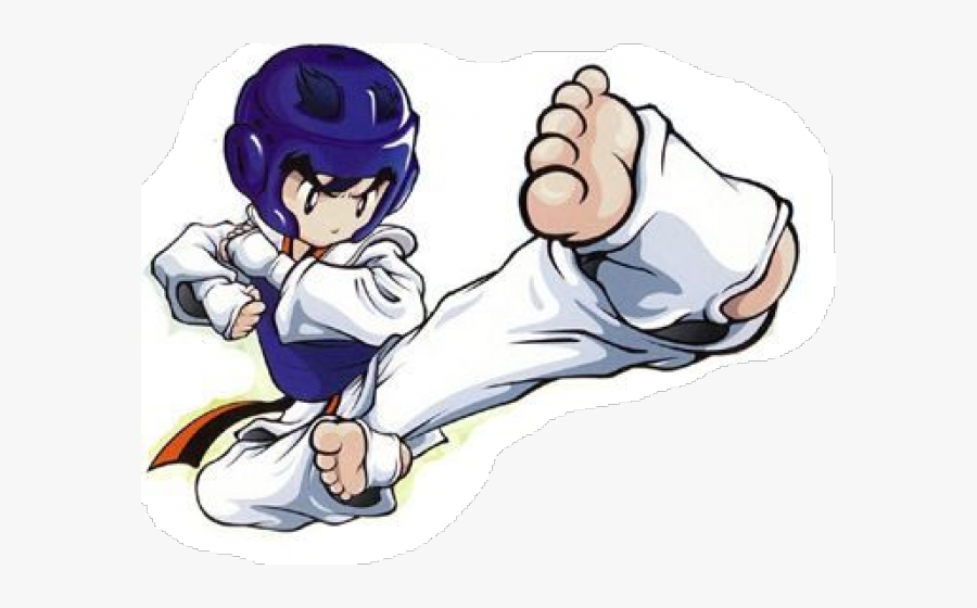 Tae Kwon Do Master Cartoon - Tkd Taekwondo, Transparent Clipart
