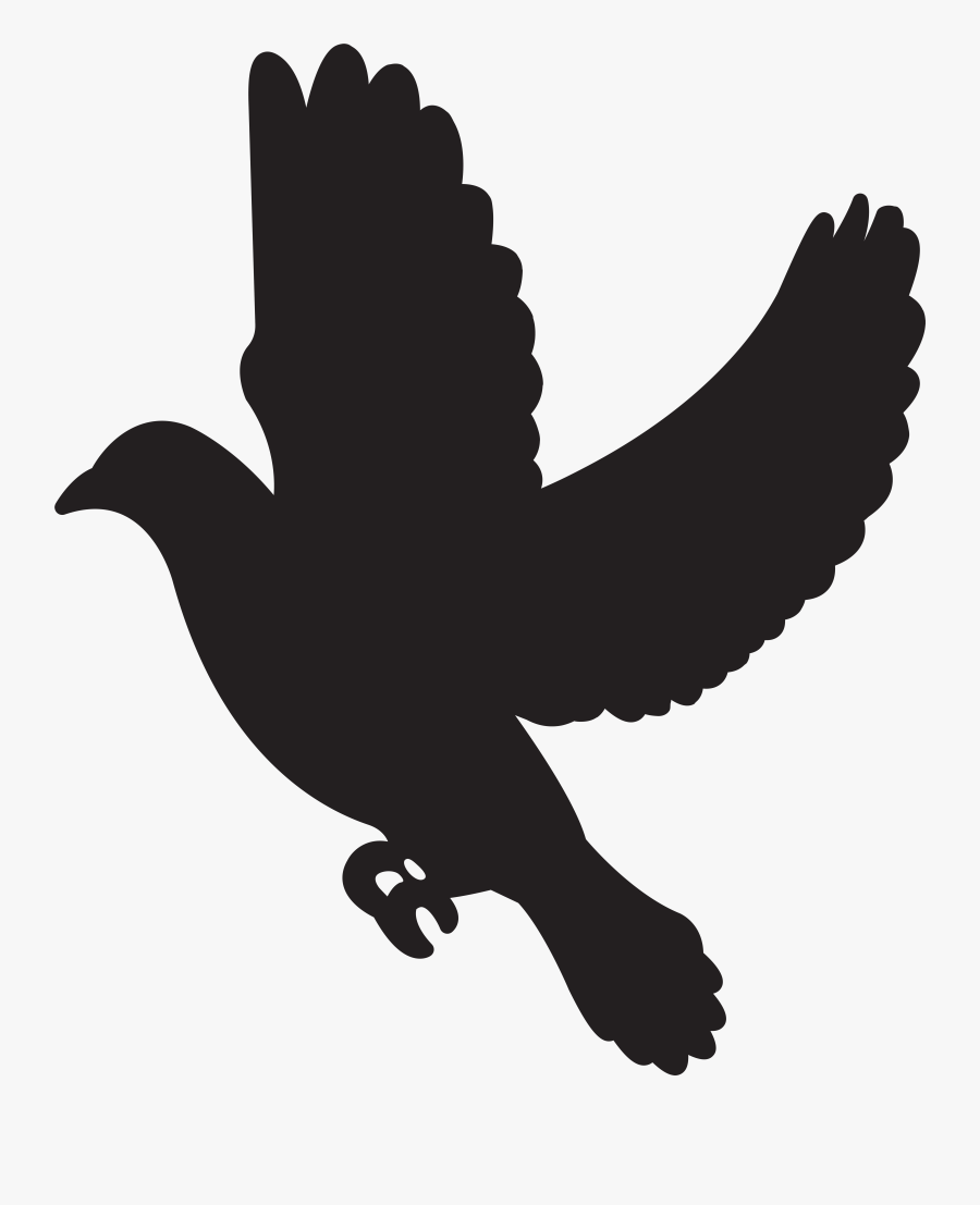Flying Dove Silhouette Png Clip Artu200b Gallery Yopriceville, Transparent Clipart