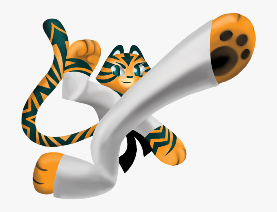 Alexei Taekwondo Tiger By Snowboardleopard-d9mjj6y - Tiger Anime Png, Transparent Clipart