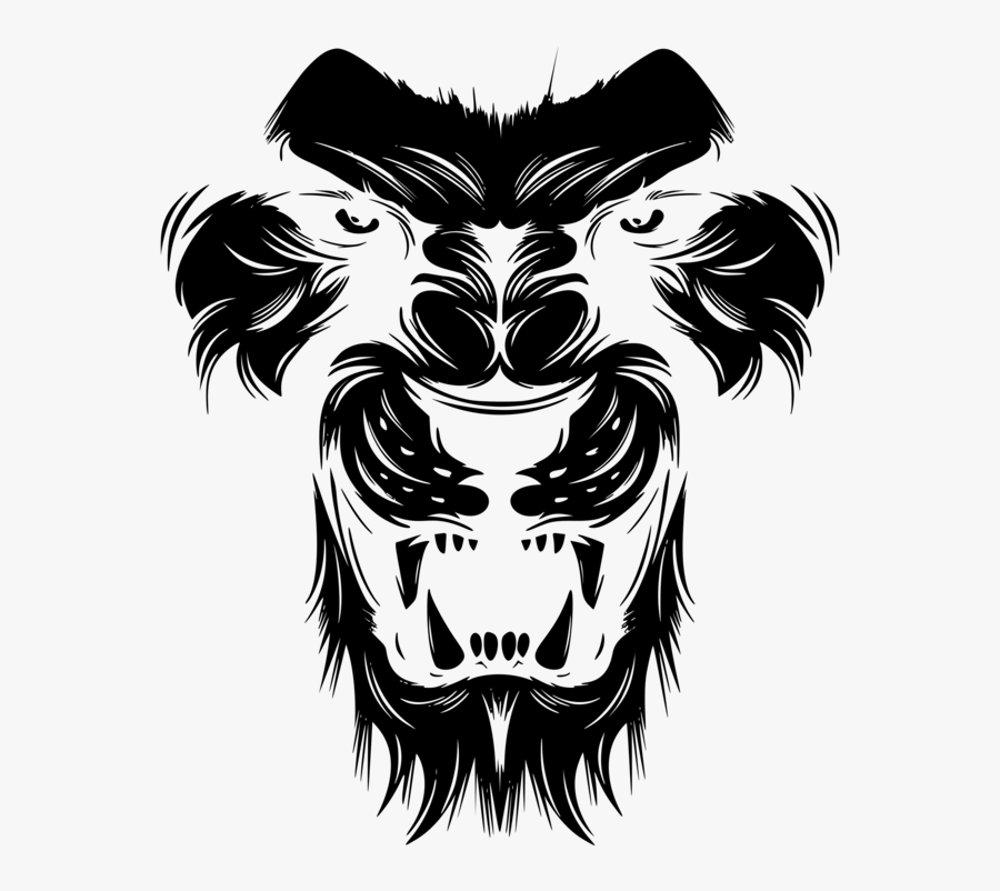 Head,art,blackandwhite - T-shirt, Transparent Clipart