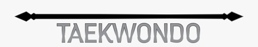 Taekwondo Word Clipart Png, Transparent Clipart