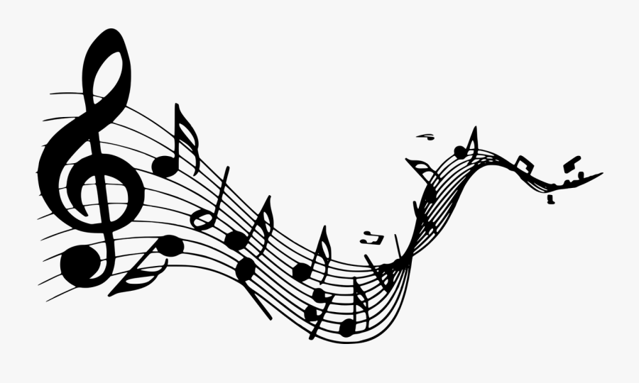 Music Clipart Silhouette - Music Notes Silhouette, Transparent Clipart