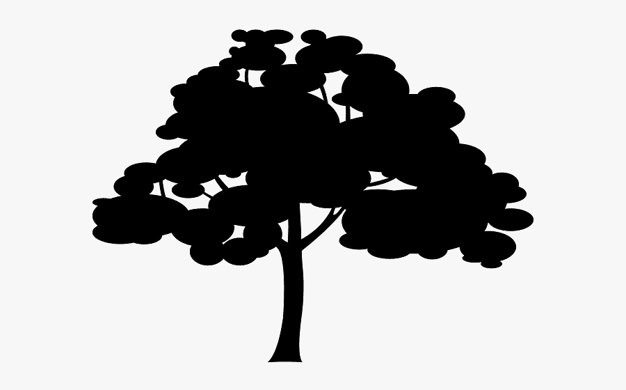 Træ Silhouette, Transparent Clipart