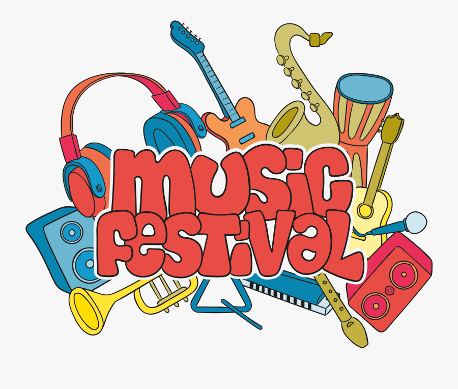 Clip Art Trend Illustration - Music Festival Free Clipart, Transparent Clipart