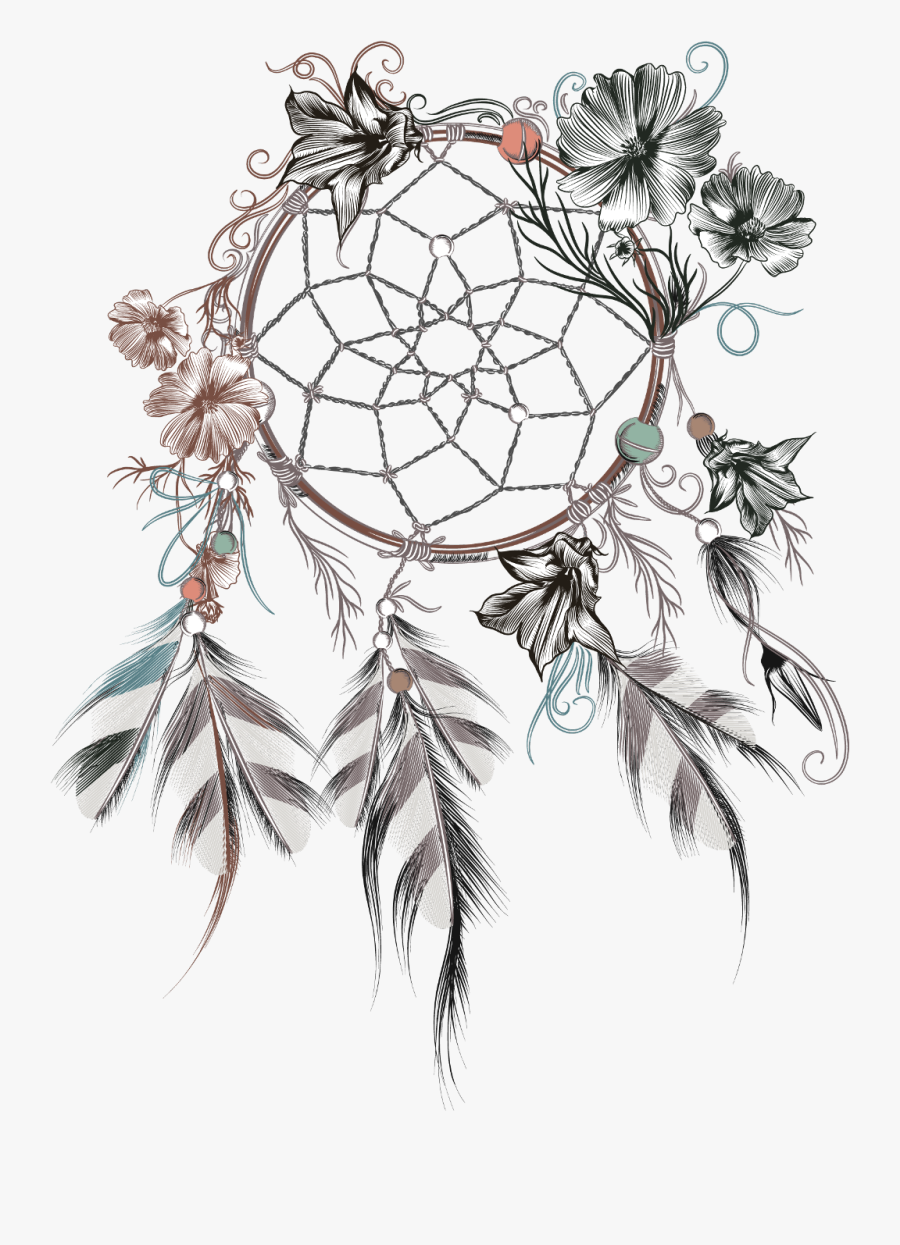 Transparent Dreamcatcher Clipart - Dream Catcher Fabric Panel, Transparent Clipart