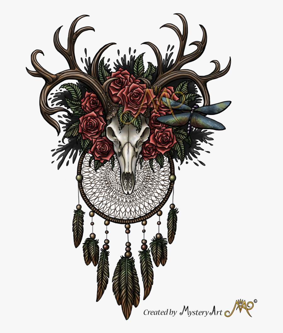 Skull Dreamcatcher Clipart Graphics , Transparent Cartoons - Skull Dreamcatcher Clipart Graphics, Transparent Clipart