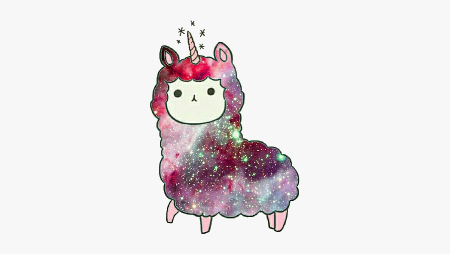 Alpaca Svg Transparent Png - Galaxy Lama, Transparent Clipart