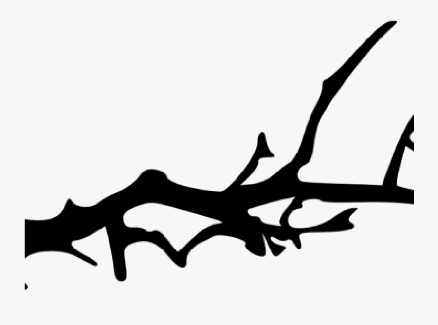 Branch Clipart Tree Branch Silhouette Clip Art At Getdrawings - Branch Clipart Black And White, Transparent Clipart