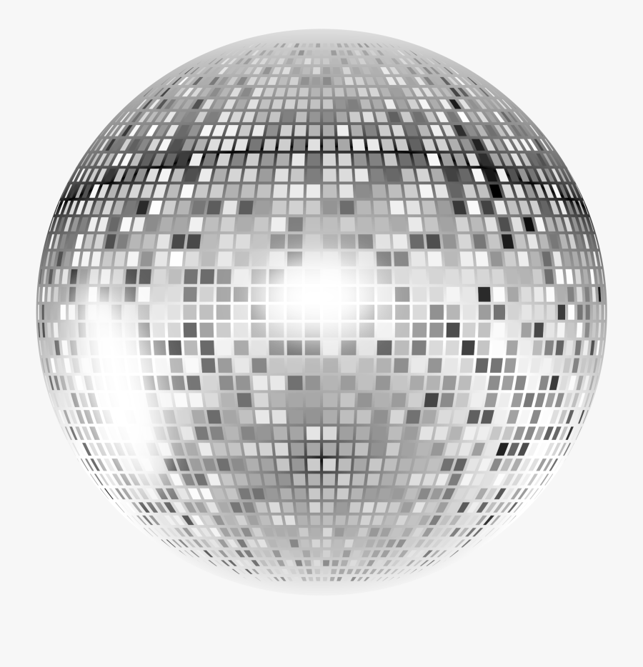 Transparent Background Disco Ball Vector, Transparent Clipart
