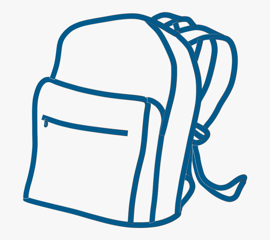 Backpack Clipart Organized Backpack - Transparent Background Backpack Clipart, Transparent Clipart