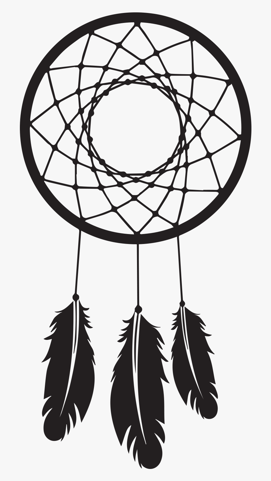 Dreamcatcher Royalty-free Stock Photography Clip Art - Dream Catcher Clipart Black And White, Transparent Clipart