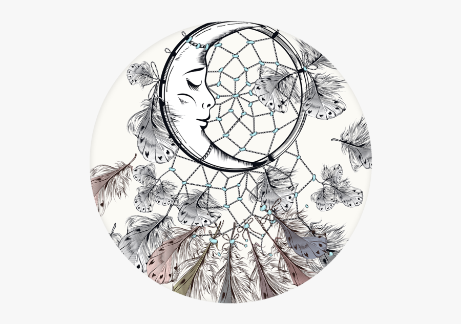 Boho-chic Dreamcatcher Download Free Image - Moon Dream Catcher Png , Free...