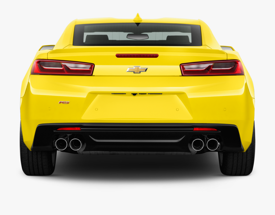 Free Muscle Car Clipart - 2017 Chevrolet Camaro Rear, Transparent Clipart
