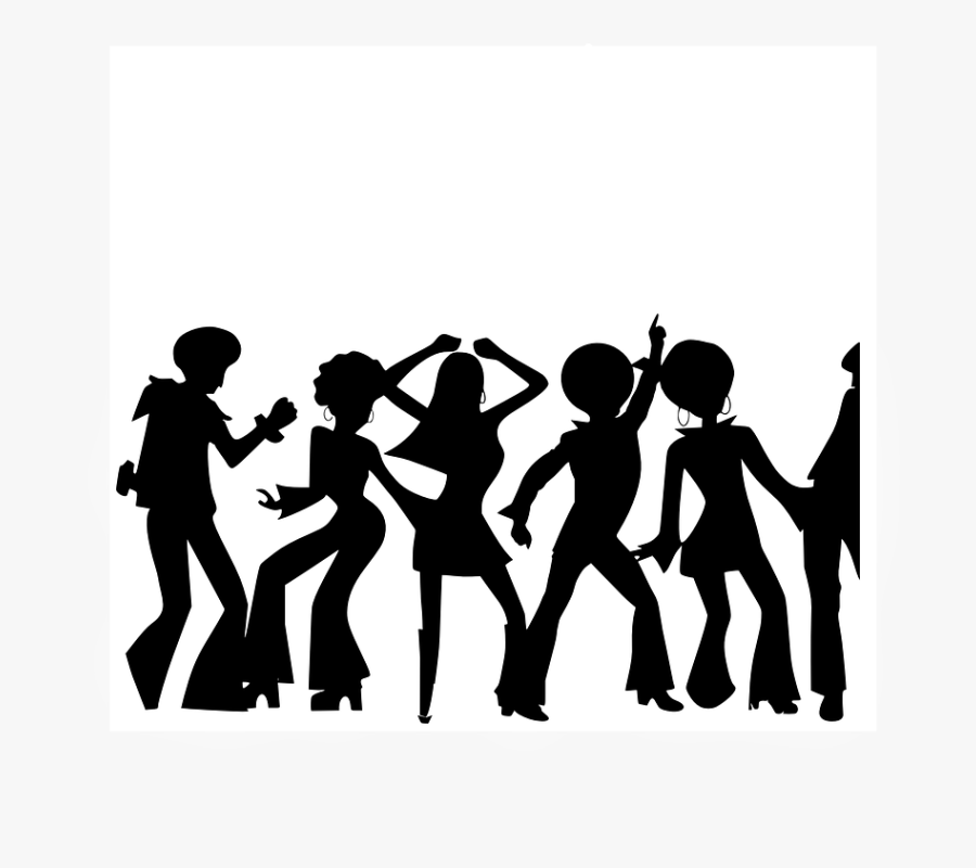 Disco, People, Dancing, Party, Afro, Hairstyle, 80s - People Partying Clipart, Transparent Clipart