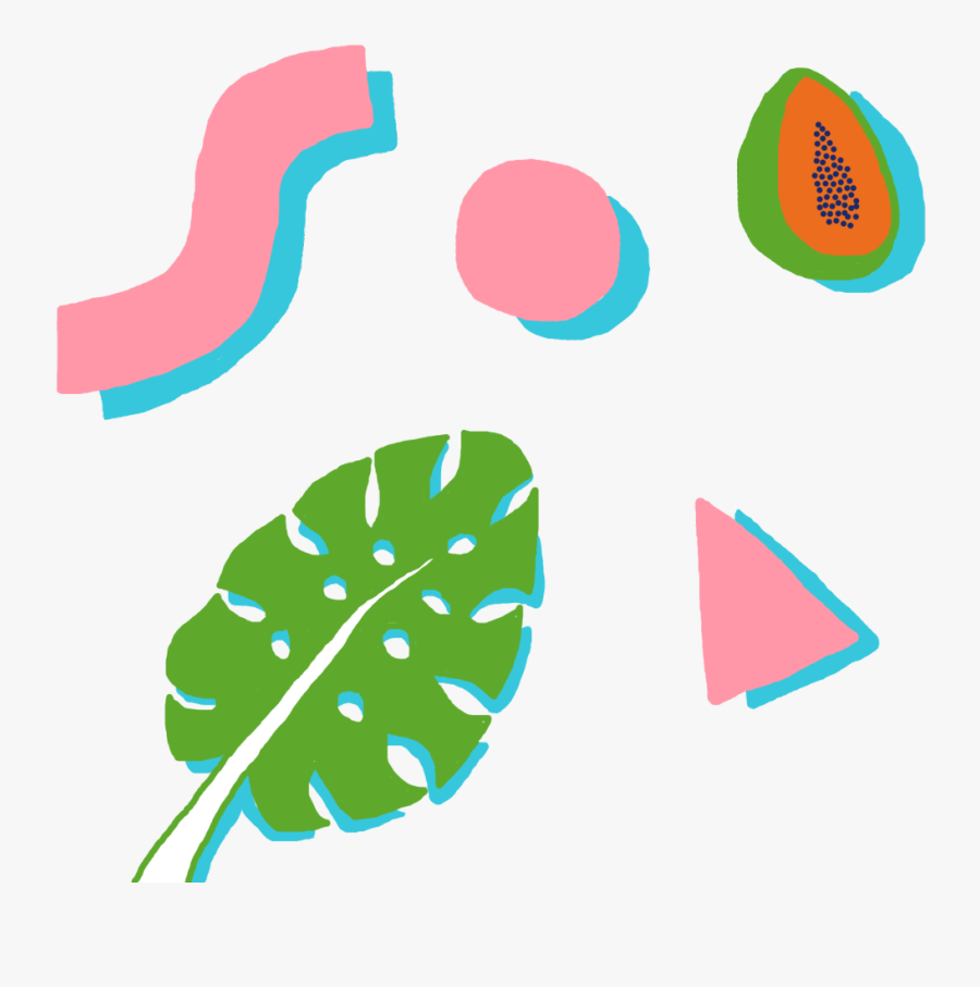 Transparent Memphis Clipart - Memphis Overlay, Transparent Clipart