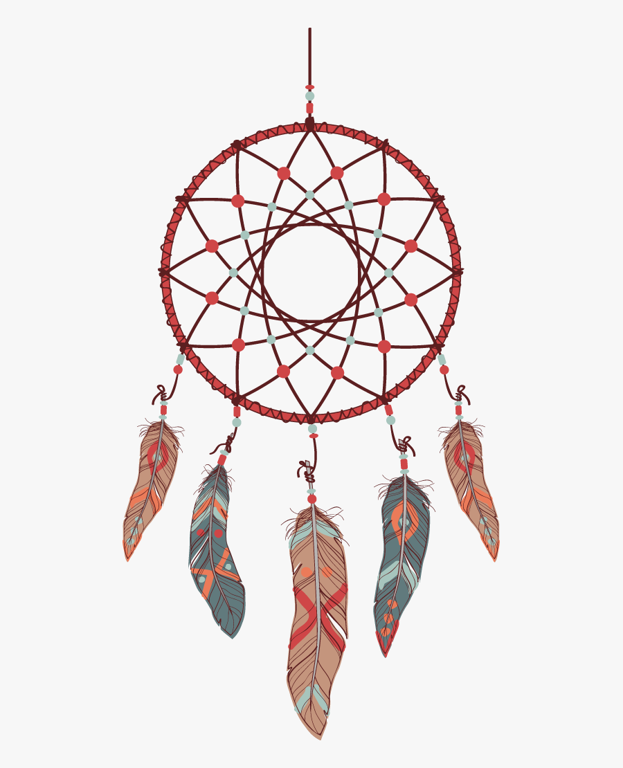 Scarlet Dreamcatcher Png Download - Dream Catcher Vector Png, Transparent Clipart