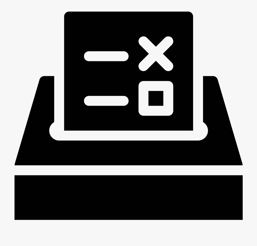 Ballot Icon Free Download - Electoral Symbol, Transparent Clipart