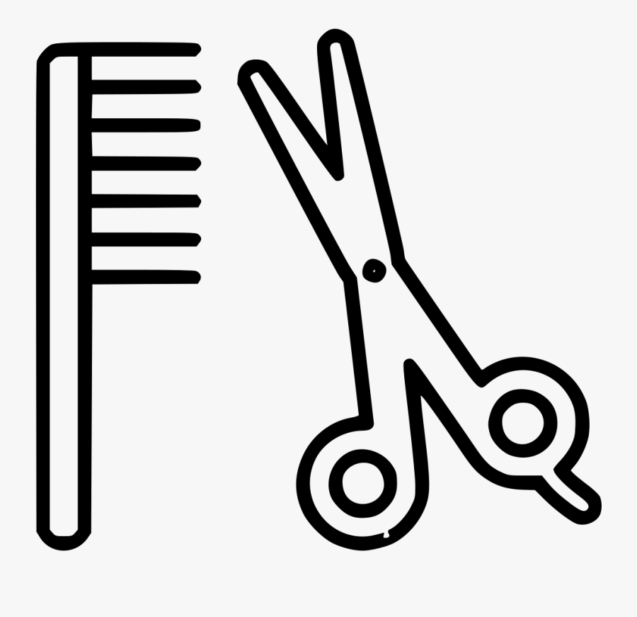 Hair Clipper Drawing - Haircut Icon Png, Transparent Clipart
