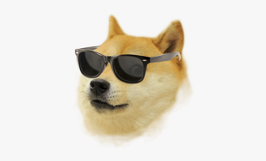 Shiba Inu Kabosu Dogecoin Dreamcatcher Download Hq - Dog With Sunglasses Transparent, Transparent Clipart