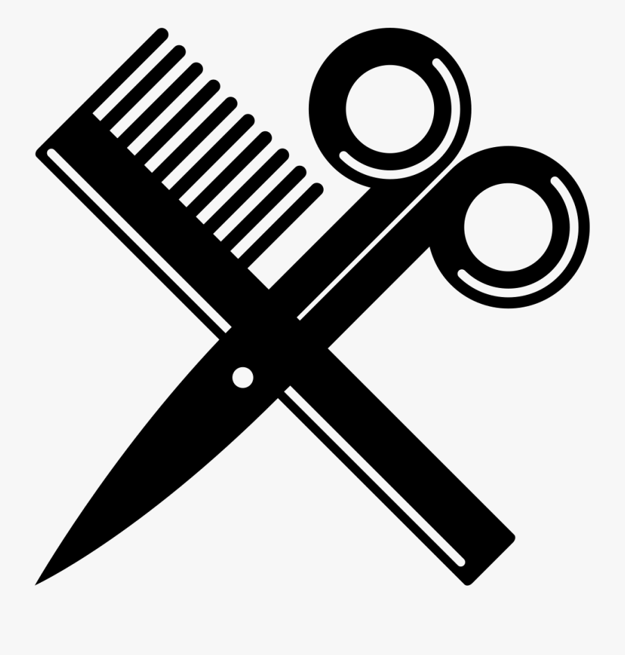 Clip Art Hairstylist Svg - Haircut Icon Png, Transparent Clipart