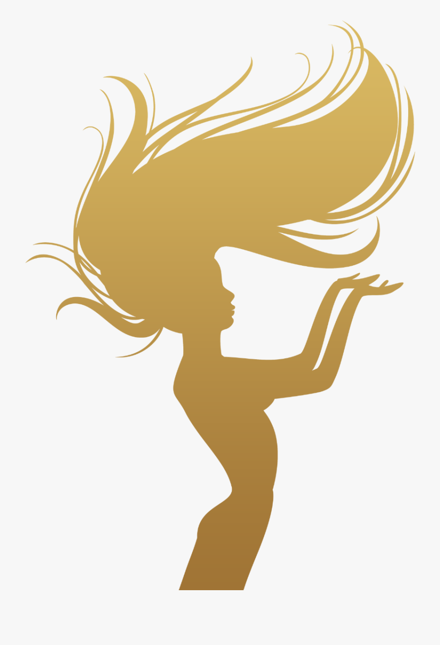 Best Hair Extensions Salon - Weave Hair Logo Design, Transparent Clipart