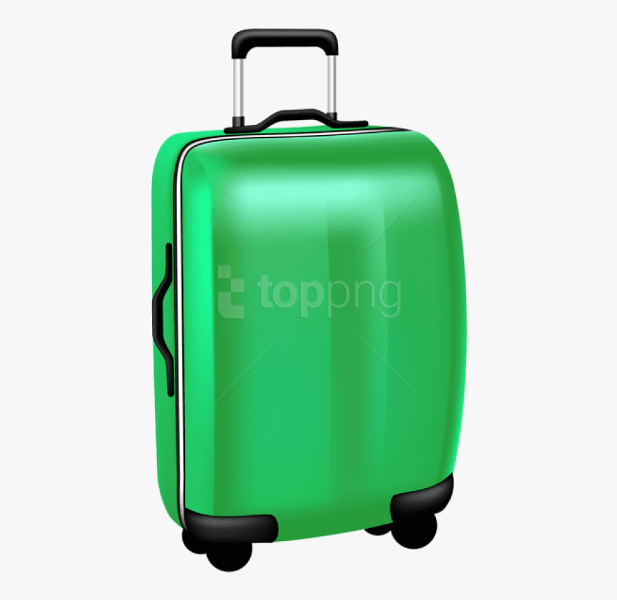 Suitcase Clipart Travel - Trolley Bag Clip Art, Transparent Clipart