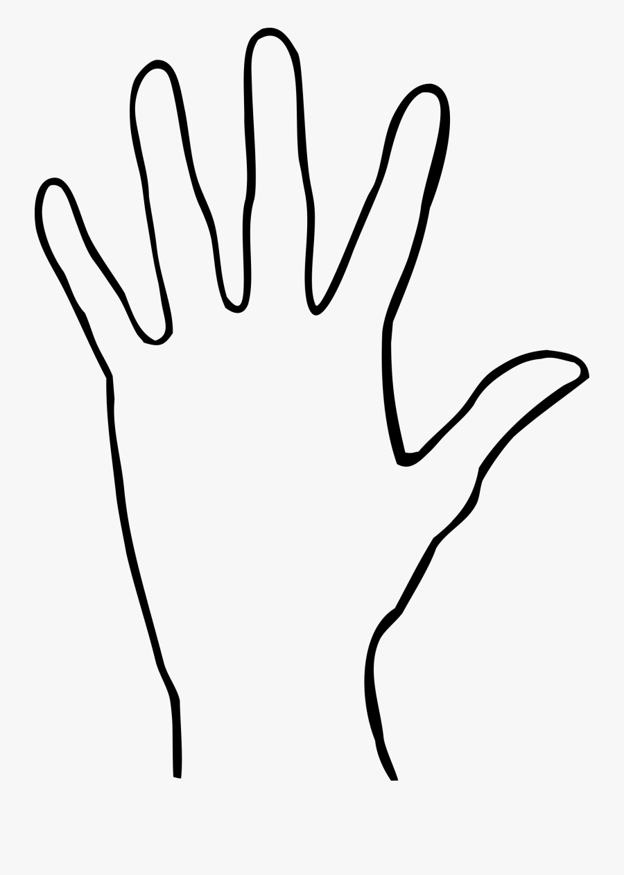 Hand Palm Clipart - Clip Art Palm Hand, Transparent Clipart