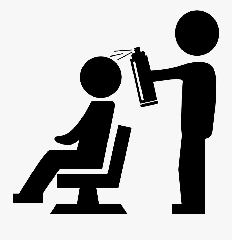 With Spray Bottle Behind - Salon Icon Png, Transparent Clipart
