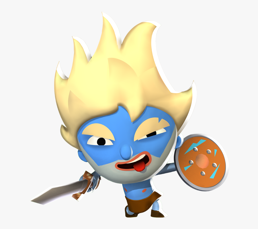 Mungo The Celtic Berserker World Of Warriors Ⓒ - Cartoon Berserker, Transparent Clipart