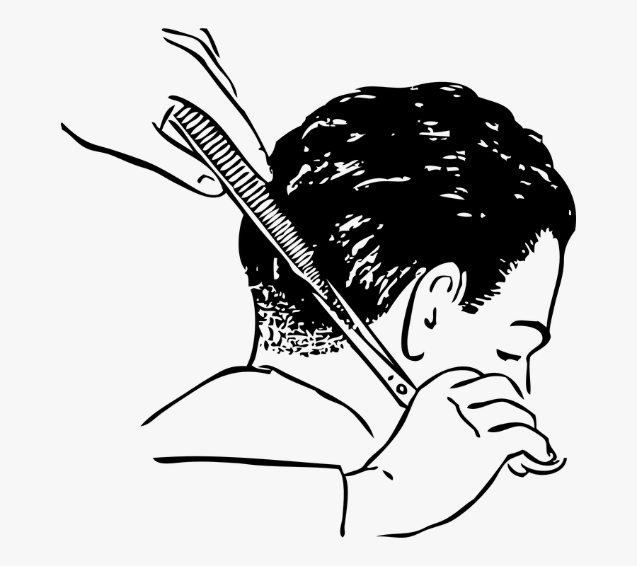Clip Art Free Clipart Group Scissors Barber - Hair Cutting Clipart, Transparent Clipart