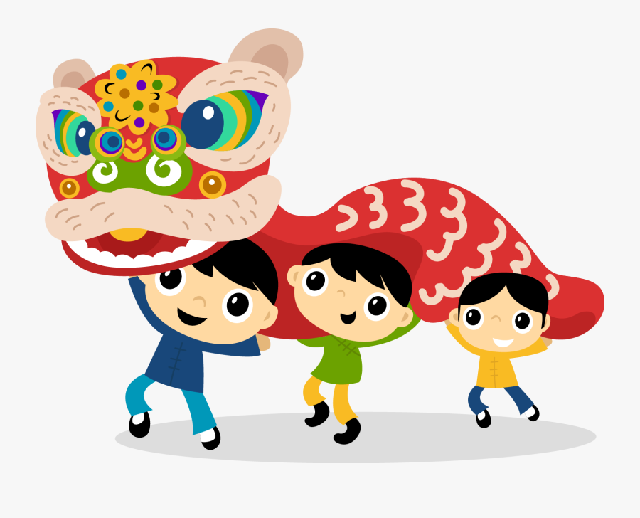 Bagel Clipart Dancing - Lunar New Year Clipart, Transparent Clipart