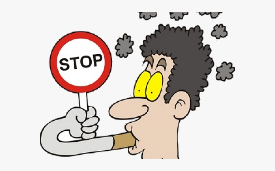 No Smoking Cliparts - Diabetes Due To Smoking Cartoon, Transparent Clipart