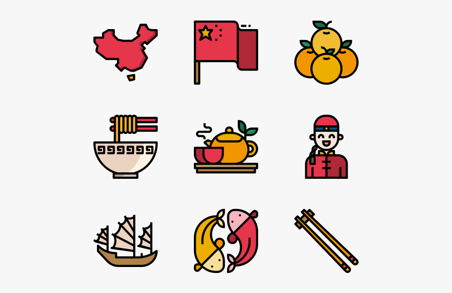 China Clipart Chinese Traditional Icons, Transparent Clipart