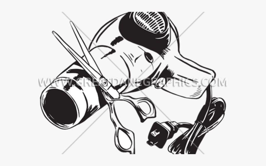 Hair Stylist Art - Hair Stylist Drawings, Transparent Clipart