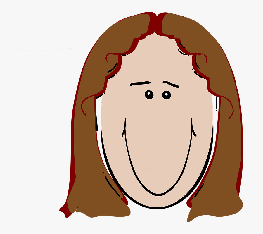 Transparent Fat Woman Clipart - Mother Clipart Face, Transparent Clipart