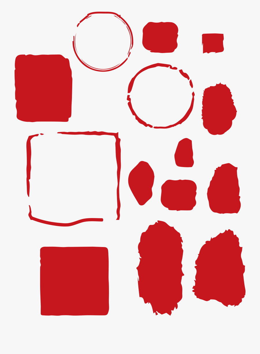 Chinese Retro Style Seal Border Elements China Png, Transparent Clipart